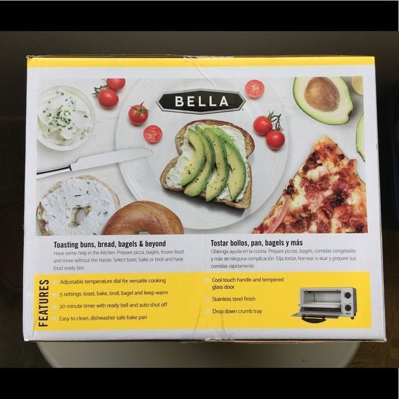Bella 4-Slice Stainless Steel Toaster Oven - Picture 11 of 13